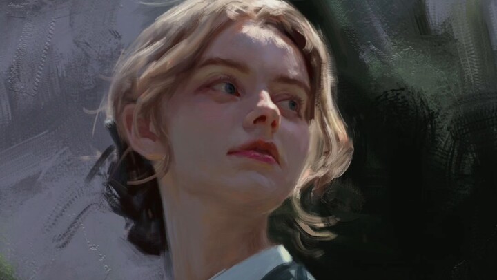 So tired—another day of drawing with all my might.