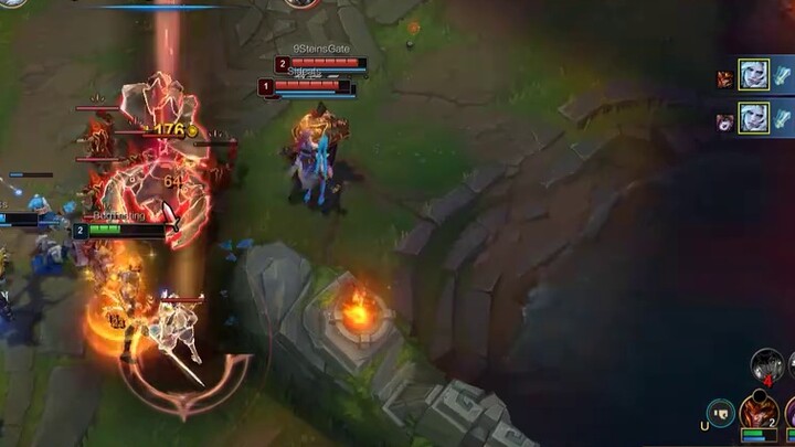 Combo Ruined King Scorpion: đòn đánh thường không giới hạn và bão cát! Sát thương tăng 300%!