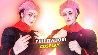 yuji itadori makeup & cosplay tutorial (jujutsu kaisen)