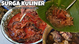 SEGO MENIR LAUKNYA BELUT DICAMPUR KRAWU DAGING SAPI ||KULINER KHAS YANG JARANG DIJUMPAI