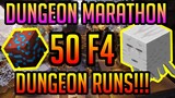 LOOT FROM 50 F4 DUNGEON RUNS!! | Hypixel Skyblock Dungeon Marathon
