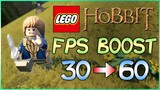 FPS Boost | LEGO The Hobbit (30fps vs 60fps Gameplay)