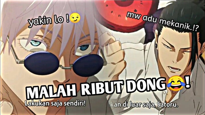 KETIKA DUA RIVAL TIDAK AKUR MAU ADU MEKANIK, GOJO VS GETO