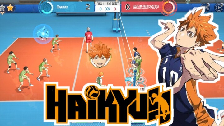 Game Haikyu!! Nyobain Game Volley Anime