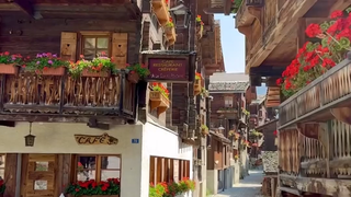 瑞士只有400个常住居民的小镇——格里门茨