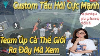 [FreeFire] - Con Gái Gạ Team Úp  Cả Thế Giới Ra Đây Mà Xem - Chipi Gaming