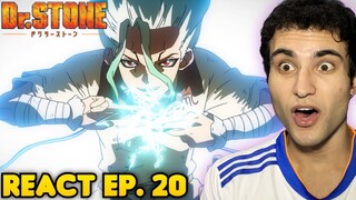 SENKU CRIOU A NOVA ERA!! React Dr. Stone EP. 20