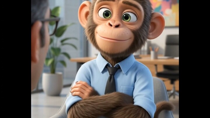 Monday Morning at Office Be Like... 🐒💼 | Funny Animation