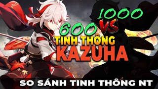 Kazuha 1000 tinh thông có khác biệt ?