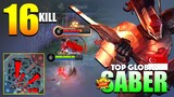 Never Bully Saber! Amazing One Shot King! | Top Global Saber Gameplay By Meister ~ MLBB