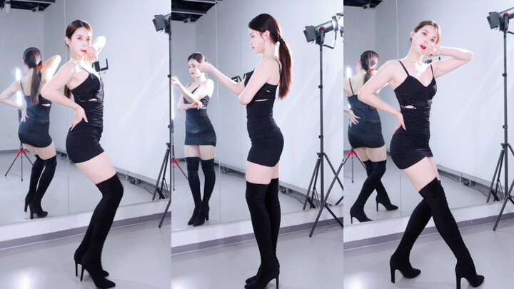 SISTAR Alone vertical screen in the mirror｜The fatal temptation of hip-wrapped stilettos