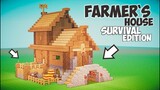 Cara Membuat Rumah Survival Simple Lengkap ! || Minecraft Medieval Pt.2