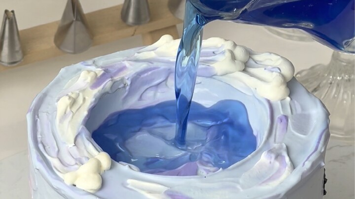 Make a Cake Resembling a Wish Fountain | Romantic and Luxurious