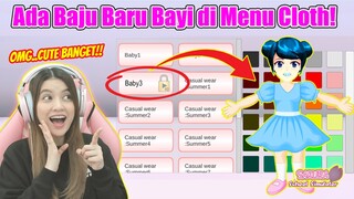 ADA BAJU BAYI BARU DI MENU CLOTH?? OMG..SOO CUTE!! SAKURA SCHOOL SIMULATOR-PART 537