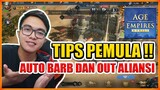 TIPS PEMULA AGE OF EMPIRES MOBILE AUTO BARBARIAN | OUT ALIANSI | MANCING | RELOKASI