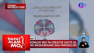 Staff sa Boracay, bongga ang pictures sa magkaibigang nag-parasailing | Dapat Alam Mo!