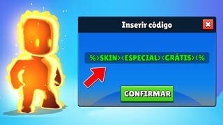 CÓDIGO SECRETO QUE TE DA UMA SKIN ESPECIAL NO STUMBLE GUYS