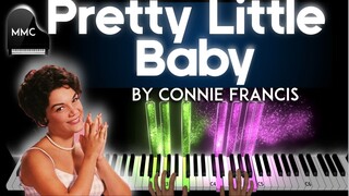 Pretty Little Baby by Connie Francis piano cover + sheet music + lyrics