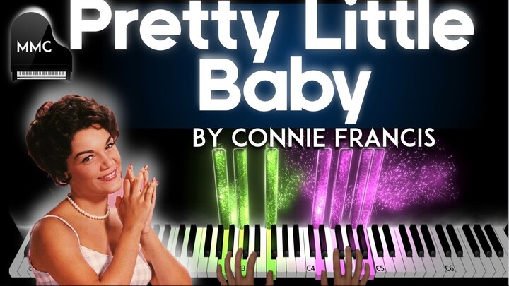 Pretty Little Baby by Connie Francis piano cover + sheet music + lyrics