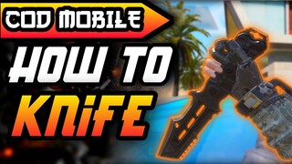 HOW to KNIFE | COD MOBILE