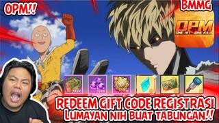 REDEEM GIFT CODE REGISTER LUMYAN DAPAT BANYAK HADIAH DAN BAHAN UPGRADE HERO SSR DI OPM OHOK