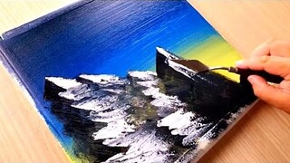 KING ART  1  EASY PAINTING  THE FOREST AND THE MOUNTAINS  N  66