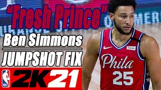 Ben Simmons Jumpshot Fix NBA2K21 with Side-by-Side Comparison