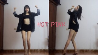 穿细高跟鞋黑西装跳【HOT PINK】