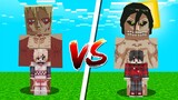 ถ้าเกิด!? ไททันเอเรน VS ไททันแอนนี่ ใครจะชนะ!?? (Minecraft Attack on titan)