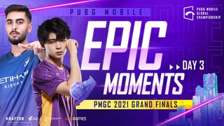 KHOẢNH KHẮC XUẤT THẦN NGÀY 3 | PMGC 2021 GRAND FINALS | PUBG MOBILE