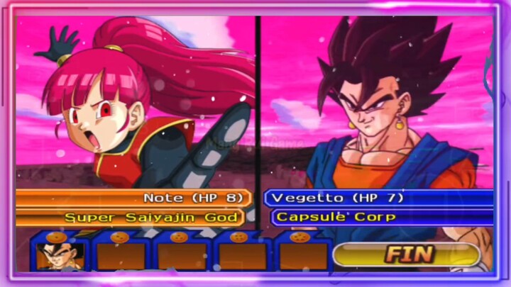 NOTE SSJ GOD VS VEGETTO CC (BASE) - DB MOD ANDROID GAMEPLAY