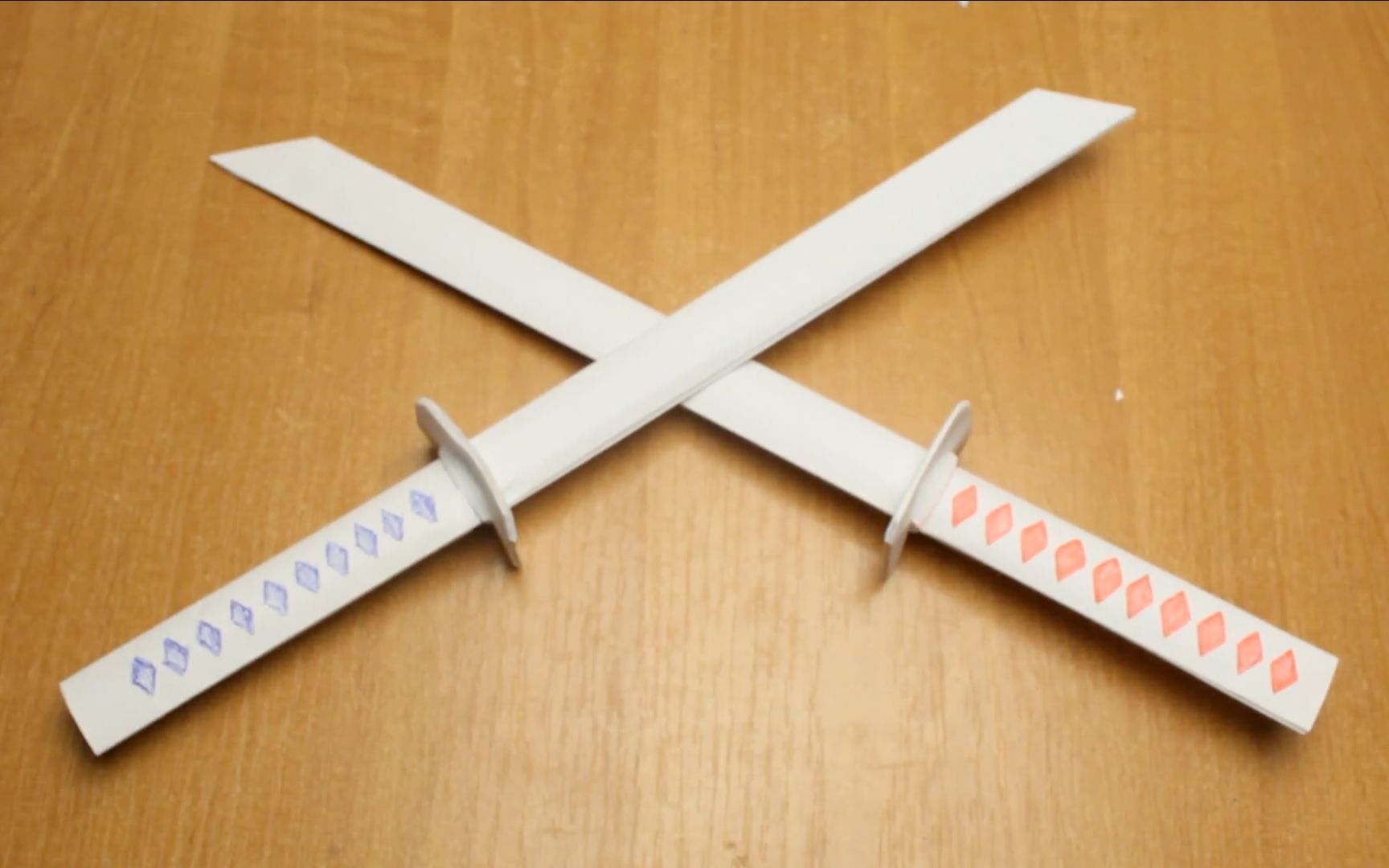 how to make a paper ninja sword