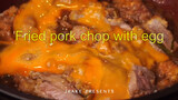 Food making- Deep-Fried Spare Ribs with scramble eggs