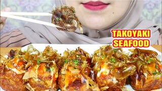 Request#2 ASMR TAKOYAKI SEAFOOD | ULUL ASMR MUKBANG INDONESIA