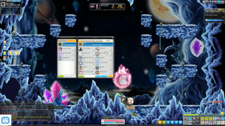 MapleStory sever reboot nghề Dual Blade cấp 209 solo boss rồng ba đầu khó #game