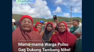 Tambang atau Laut? Suara Perempuan Pesisir Pulau Gag Bikin Geger Di tengah polemik penghentian tamba