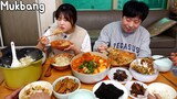 Mukbang | 시부모님과 든든한 집밥 만들어서 먹방~ | 콩나물무밥, 목살김치찌개, 달래장