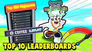 I Got *TOP 10* LeaderBoard In Anime Race Clicker (Update Demon Slayer)