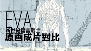 【作画】EVA 线摄成片对比