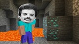 Freddie Mercury Mining Diamonds in Minecraft
