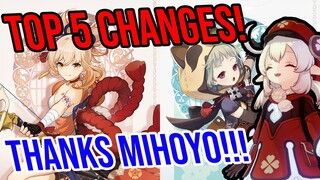 5 SIGNS THAT MIHOYO IS LISTENING TO US!