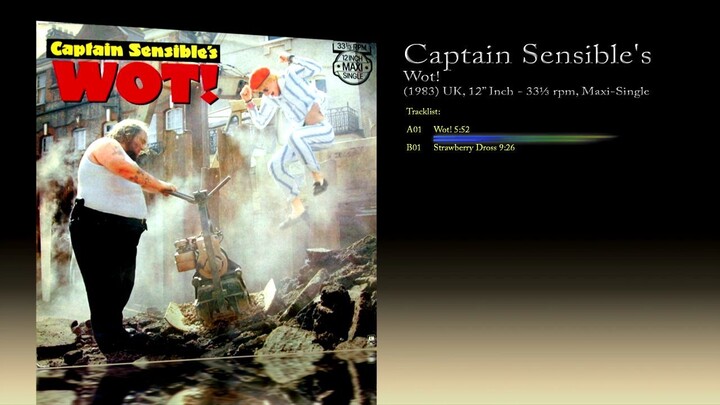 Captain Sensible's (1983) Wot! [12' Inch - 33⅓ RPM - Maxi-Single]