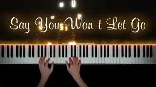 James Arthur - Say You Won't Let Go | Piano Cover with Strings (with Lyrics)