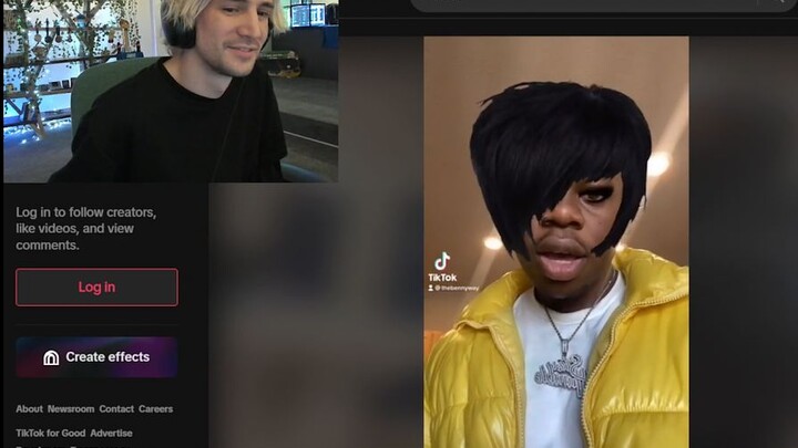 xQc cậu bé u sầu khó đỡ