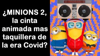 Minions, The Rise of Gru: Proyecciones de Taquilla Mundial Debut.