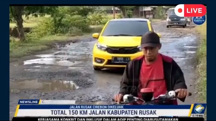 Baru 35 KM Panjang Jalan Rusak yang Diperbaiki di Cirebon