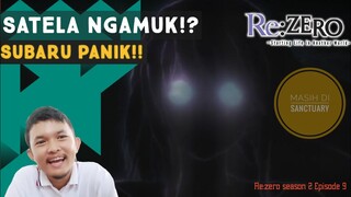 Akhirnya Bangun!! | Rezero Season 2 Episode 9 REACTION | Anime Reaction Indo