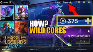 PAANO MAGKARON NG WILDCORES SA WILDRIFT LEAGUE OF LEGENDS