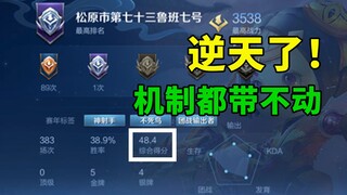 新赛季遇到的最强高手，近400场48综合评分
