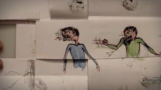 流畅拼接的“折纸”动画，创意秀我一脸。_。：短片《VIDEOGIOCO》